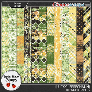 Lucky Leprechaun - BLENDED PAPERS by Twin Mom Scraps