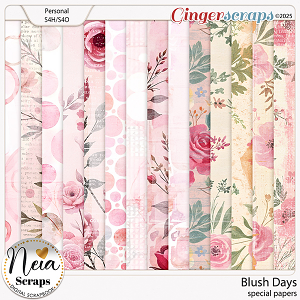 Blush Days - Special Papers - by Neia Scraps