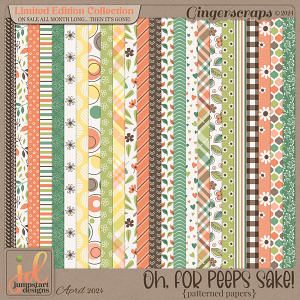 Oh, for Peeps Sake {Patterned Papers} LIMITED EDITION