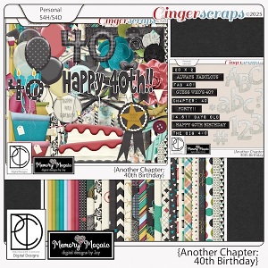 Another Chapter: 40th Birthday by Memory Mosaic & Polka Dot Chicks