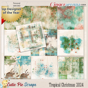 Tropical Christmas 2024-Painted Papers Tropical Christmas 2024-Painted Papers