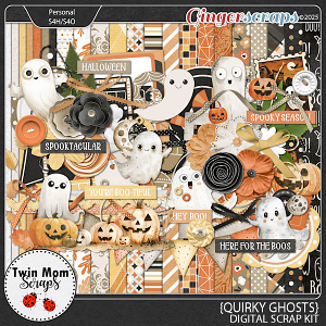 Quirky Ghosts - KIT by Twin Mom Scraps