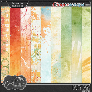 Daisy Days [Artsy Papers] by Cindy Ritter 