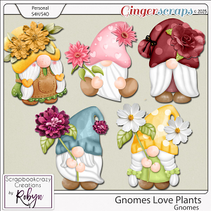 Gnomes Love Plants Gnomes by Scrapbookcrazy Creations