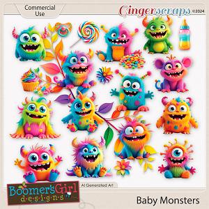 Baby Monsters by BoomersGirl Designs