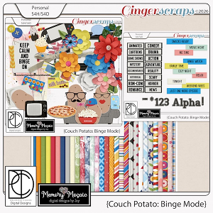Couch Potato: Binge Mode by Memory Mosaic & Polka Dot Chicks