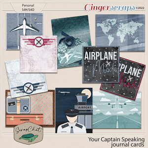 Your Captain Speaking Journal Cards by ScrapChat Designs
