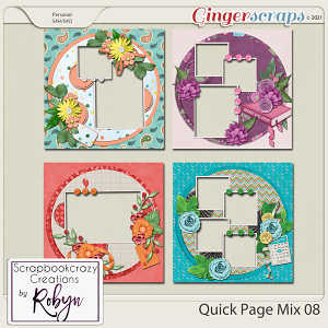 Quick Page Mix08 by Scrapbookcrazy Creations