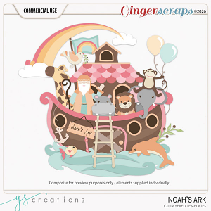 Noahs Ark 1-2 Layered Templates (CU) by GS Creations