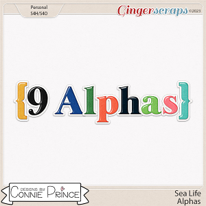 Sea Life - Alpha Pack AddOn by Connie Prince