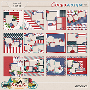 America Quick Pages by The Scrappy Kat
