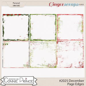 #2025 December - Page Edges by Connie Prince