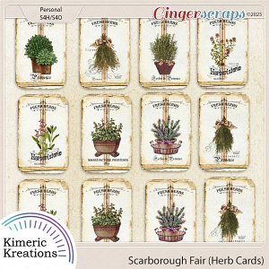 Scarborough Fair Cards by Kimeric Kreations