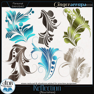 Reflection Flourishes by ADB Designs