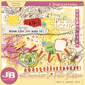 May Daydreams: In Full Bloom Misc & Journal Bits by JB Studio