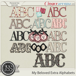 My Beloved Extra Alphabets Pack