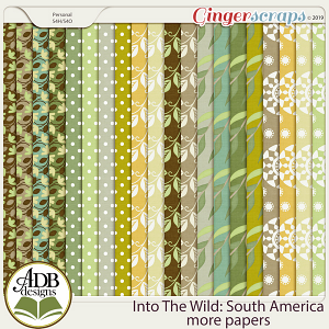 Into The Wild South America More Papers by ADB Designs