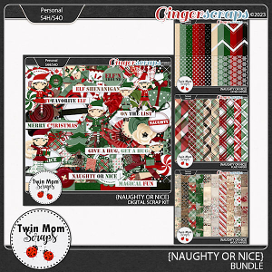 Naughty or Nice - BUNDLE by Twin Mom Scraps