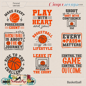 Basketball Word Art by The Scrappy Kat
