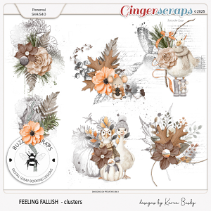 Buzzbee Scraps: Feeling Fallish Clusters Buzzbee Scraps: Feeling Fallish Clusters