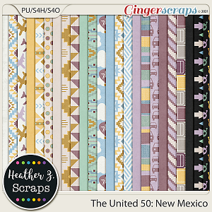 The United 50: New Mexico PAPERS by Heather Z Scraps