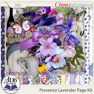 Provence Lavender Page Kit