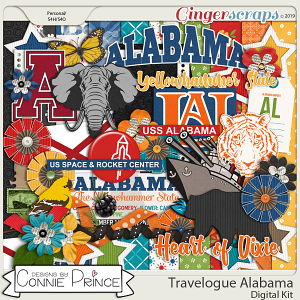 Travelogue Alabama - Kit by Connie Prince