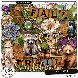 Trail Mix - Page Kit - by Neia Scraps