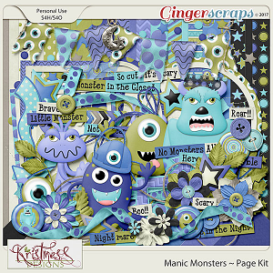 Manic Monsters Page Kit