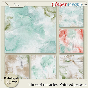 Time of miracles Painted papers