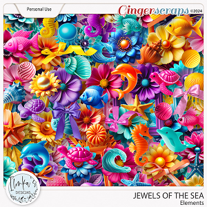 Jewels Of The Sea Elements by Ilonka's Designs