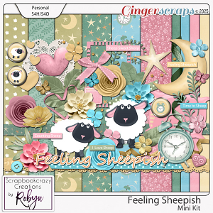 Feeling Sheepish Mini Kit by Scrapbookcrazy Creations