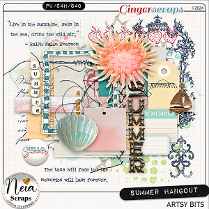 Summer Hangout - Artsy Bits - by Neia Scraps