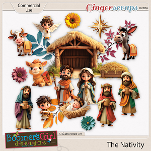 The Nativity by BoomersGirl Designs