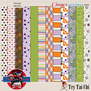 Try Tai Chi Patterned Papers By The Brit Chick