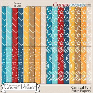 Carnival Fun - Extra Papers by Connie Prince