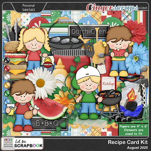 2025-08 Recipe Card Kit by Let Me Scrapbook