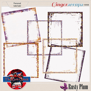 Rusty Plum Edges By The Brit Chick