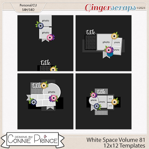 White Space Volume 81 - 12x12 Temps (CU Ok) by Connie Prince