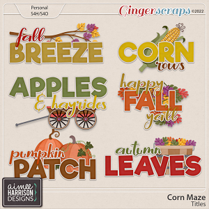 Corn Maze Titles by Aimee Harrison