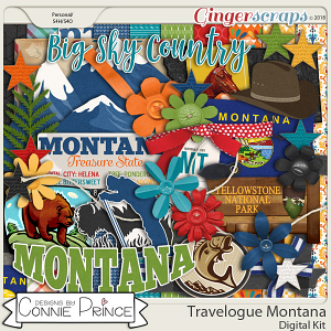 Travelogue Montana - Kit by Connie Prince
