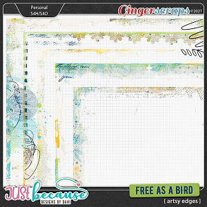 Free As A Bird Artsy Edges by JB Studio