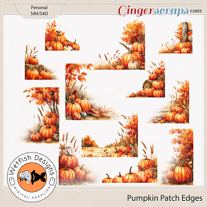 Pumpkin Patch Edges by Wetfish Designs 