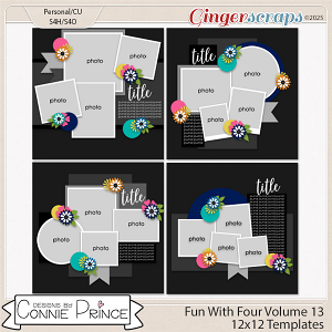 Fun With Four Volume 13 - 12x12 Temps (CU Ok) by Connie Prince