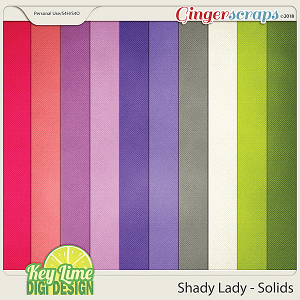 Shady Lady Solid Papers by Key Lime Digi Design