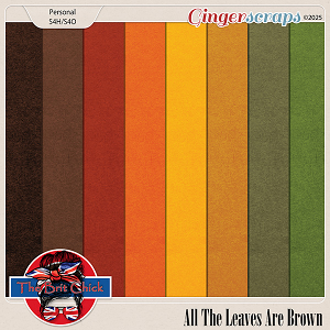 All The Leaves Are Brown Solid Papers By The Brit Chick