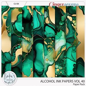 CU Alcohol Ink Papers Vol 40 by Ilonka's Designs