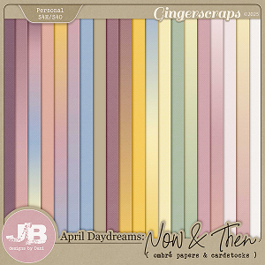 April Daydreams: Now & Then Ombrá Papers & Cardstocks by JB Studio April Daydreams: Now & Then Ombrá Papers & Cardstocks by JB Studio