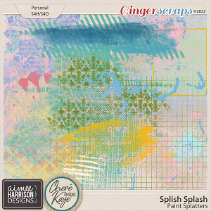 Splish Splash Paint Splatters by Chere Kaye Designs and Aimee Harrison