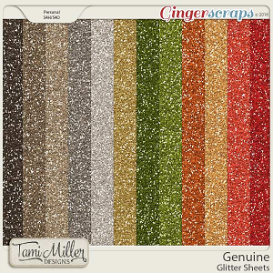 Genuine Glitter Sheets by Tami Miller Designs